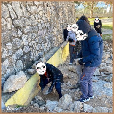 taller de pedra seca per a joves