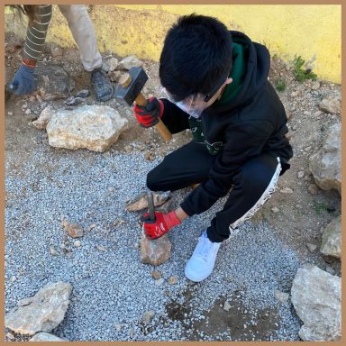 taller de pedra seca per a joves